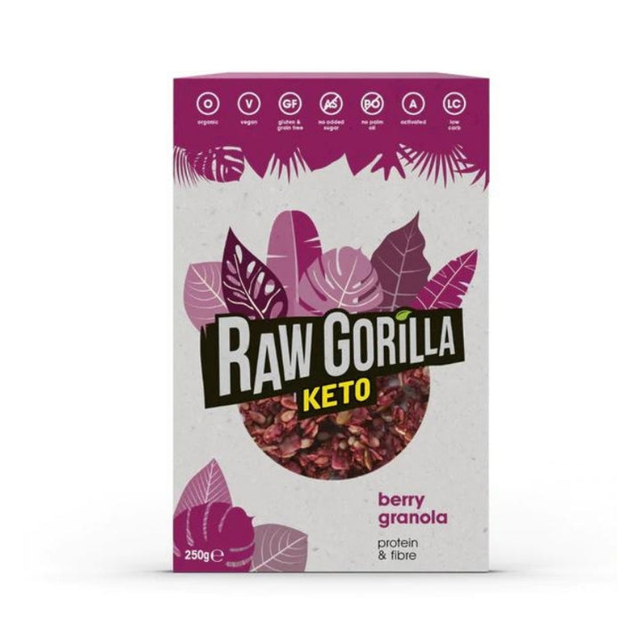 raw gorilla granola framboise
