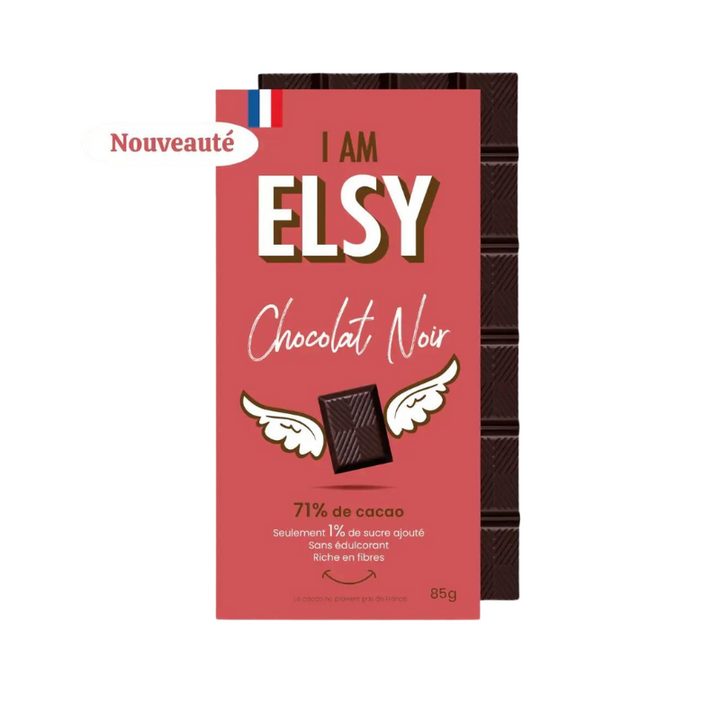 Tablette de chocolat noir 85g - Elsy