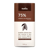 Tablette de chocolat noir 75 % 100g - Dabòn