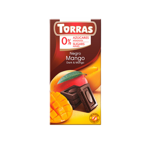 Chocolat noir à la mangue 75g - Torras