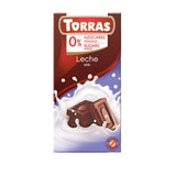 Chocolat au lait sans sucre ajouté 75g - Torras