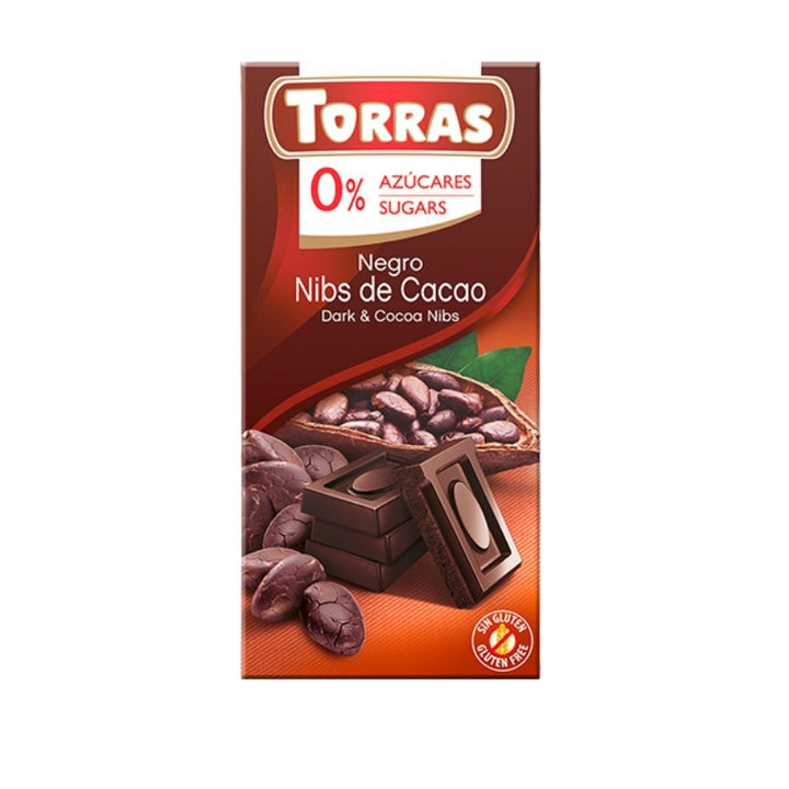 torras chocolat noir éclats de cacao