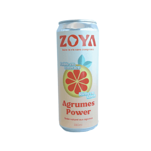 Soda Agrumes Power 330ml - Zoya