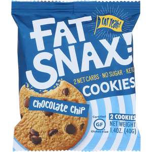 Fat Snax chocolate chip cookie